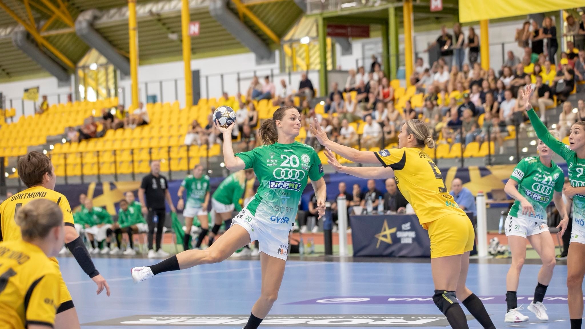 Győr és DVSC siker a Bajnokok Ligájában
